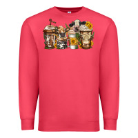 Cardinal cows coffee cups Premium Sweatshirt - Jasminsmagicworld