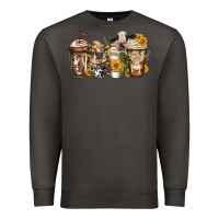Smoke cows coffee cups Premium Sweatshirt - Jasminsmagicworld