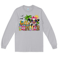 Moon Dust hello summer cow Long Sleeve Tee - Zillion Design Studio
