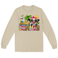 Mushroom hello summer cow Long Sleeve Tee - Zillion Design Studio