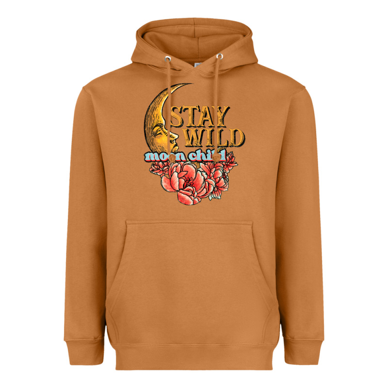 Stay Wild Moon Child Heavyweight Hoodie by JahusDesignShop | Teevron
