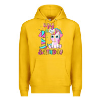 Lemon my 1 st birthday with little cute unicorn Premium Hoodie - NancyCooperArtShop