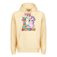 Pina Colada my 1 st birthday with little cute unicorn Premium Hoodie - NancyCooperArtShop