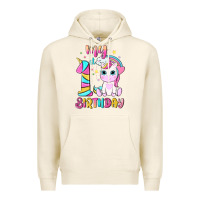 Tofu my 1 st birthday with little cute unicorn Premium Hoodie - NancyCooperArtShop