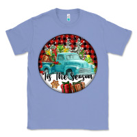 Colony Blue Tis The Season Truck Classic Tee - FaDigitalArtStudio