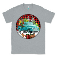 Heather Grey Tis The Season Truck Classic Tee - FaDigitalArtStudio