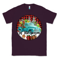 Plum Tis The Season Truck Classic Tee - FaDigitalArtStudio