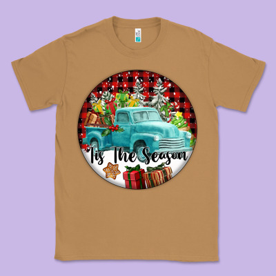 Tis The Season Truck Classic Tee Designed By Fadigitalartstudio