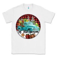 White Tis The Season Truck Classic Tee - FaDigitalArtStudio