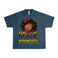 Midnight Navy little black princess Urban Heavy Tee - texasbilliewilder