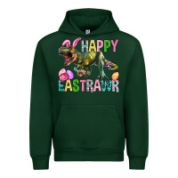 Forest Green Happy Eastrawr Easter Urban Hoodie - BundleAndBundleShop