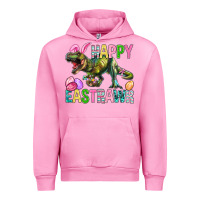 Fuchsia Pink Happy Eastrawr Easter Urban Hoodie - BundleAndBundleShop