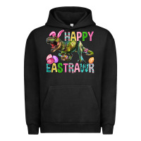 Pigment Black Happy Eastrawr Easter Urban Hoodie - BundleAndBundleShop