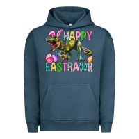 Pigment Midnight Navy Happy Eastrawr Easter Urban Hoodie - BundleAndBundleShop