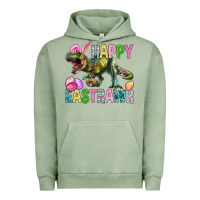 Pigment Oil Green Happy Eastrawr Easter Urban Hoodie - BundleAndBundleShop