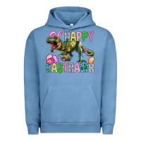 Pigment Pebble Blue Happy Eastrawr Easter Urban Hoodie - BundleAndBundleShop