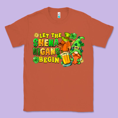 Let The Shenanigans Begin Classic Tee Designed By Fadigitalartstudio