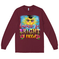 Burgundy future so bright i need Long Sleeve Tee - Zillion Design Studio