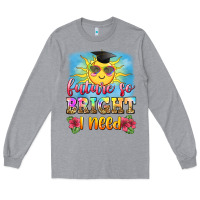 Heather Grey future so bright i need Long Sleeve Tee - Zillion Design Studio