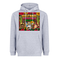 Hispanic Heritage Month Gnomes Tumbler Heavyweight Hoodie | Teevron