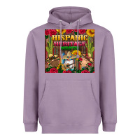Lavender hispanic heritage month gnomes tumbler Heavyweight Hoodie - BundleAndBundleShop