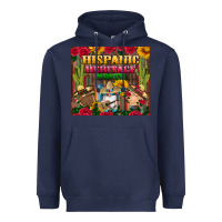 Navy hispanic heritage month gnomes tumbler Heavyweight Hoodie - BundleAndBundleShop