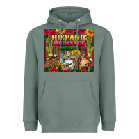 Sage hispanic heritage month gnomes tumbler Heavyweight Hoodie - BundleAndBundleShop
