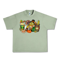 Oil Green thanksgiving coffee cups Urban Heavy Tee - Zillion Design Studio