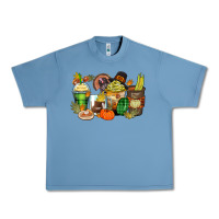 Pebble Blue thanksgiving coffee cups Urban Heavy Tee - Zillion Design Studio