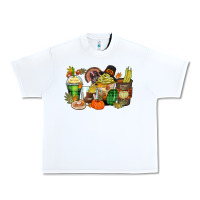 White thanksgiving coffee cups Urban Heavy Tee - Zillion Design Studio