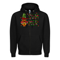 Black summer vibes Zipper Hoodie - CowhideDigitalArt