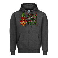 Charcoal Heather summer vibes Zipper Hoodie - CowhideDigitalArt