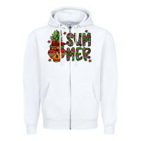 White summer vibes Zipper Hoodie - CowhideDigitalArt