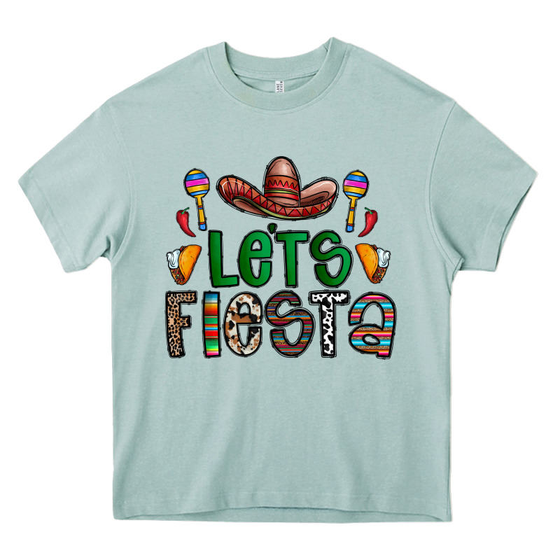 Fiesta Heavy Core Tee by CowhideDigitalArt | Teevron