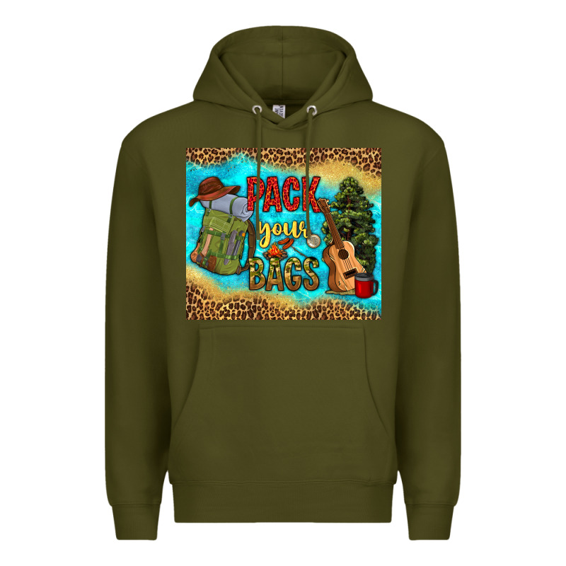 Pack Your Bags Premium Hoodie by NancyCooperArtShop | Teevron