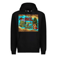 Black pack your bags Premium Hoodie - NancyCooperArtShop