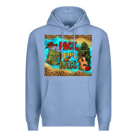 Colony Blue pack your bags Premium Hoodie - NancyCooperArtShop