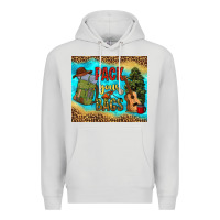 Dove Grey pack your bags Premium Hoodie - NancyCooperArtShop
