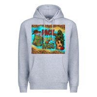 Heather Grey pack your bags Premium Hoodie - NancyCooperArtShop