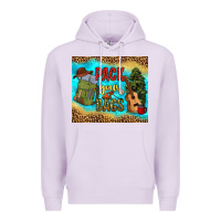 Lilac pack your bags Premium Hoodie - NancyCooperArtShop