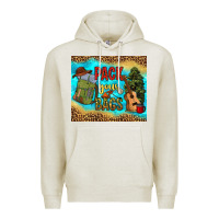 Oatmeal Heather pack your bags Premium Hoodie - NancyCooperArtShop