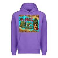 Purple pack your bags Premium Hoodie - NancyCooperArtShop
