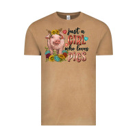 Vintage Camel western just girl who loves pigs Vintage Tee - texasbilliewilder