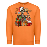 Carrot christmas skeleton coffee Premium Sweatshirt - Jasminsmagicworld