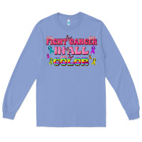 Fight Cancer In All Color Long Sleeve Tee | Teevron