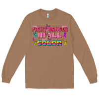 Toasted Coconut Fight Cancer In All Color Long Sleeve Tee - texasbilliewilder