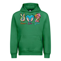 Emerald Peace Love Easter Jesus Urban Hoodie - BundleAndBundleShop