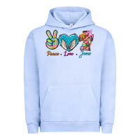 Pigment Grape Ice Peace Love Easter Jesus Urban Hoodie - BundleAndBundleShop
