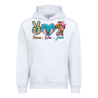 White Peace Love Easter Jesus Urban Hoodie - BundleAndBundleShop