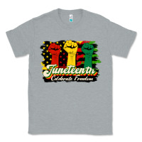 Heather Grey juneteenth celebrate freedom Classic Tee - HRA Design Shop
